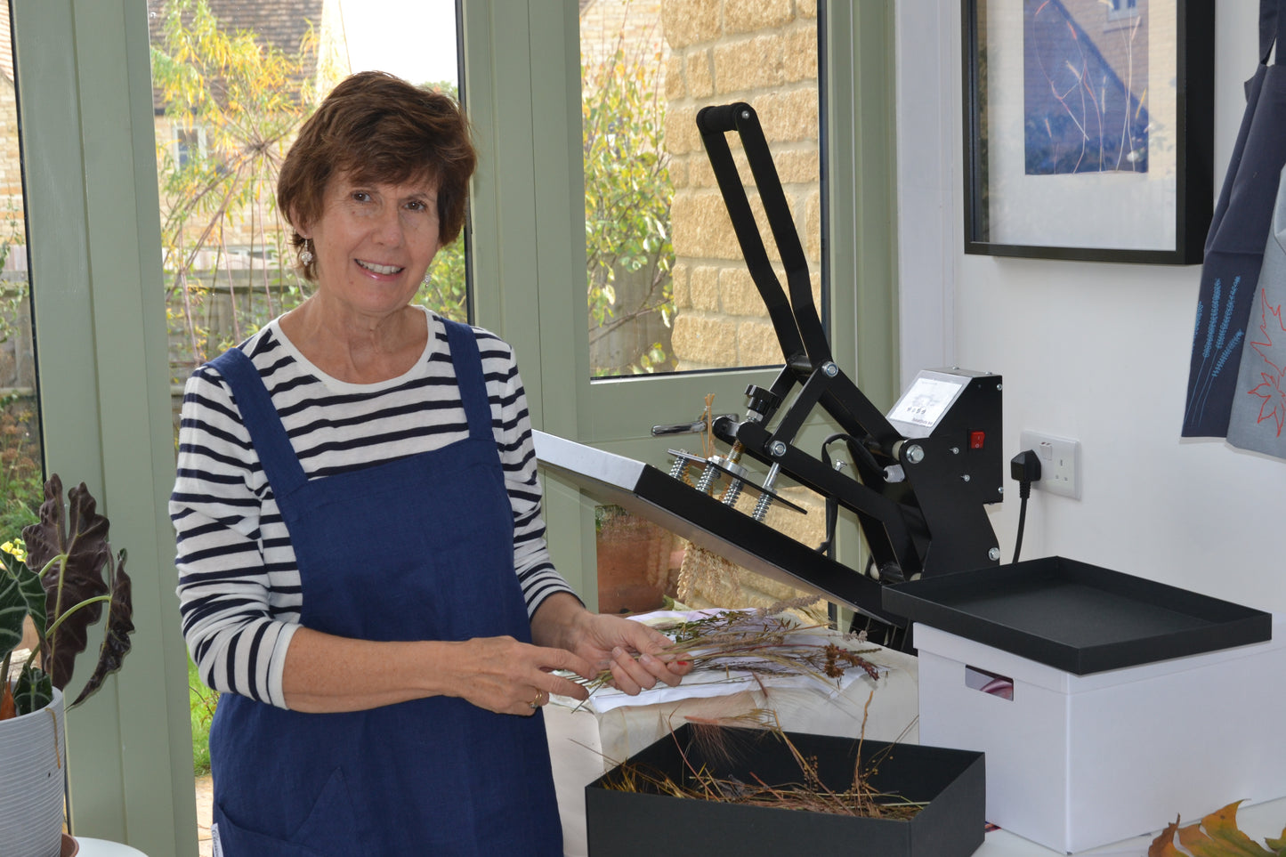 Clare Walsh Printing with Leaves Workshop - Tuesday 22th July