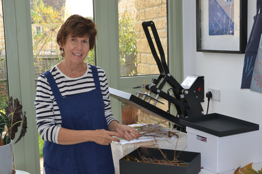Clare Walsh Printing with Leaves Workshop - Tuesday 22th July