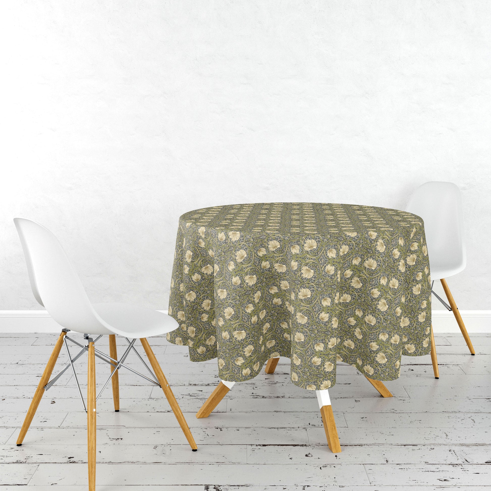 round tablecloth 132cm diameter pimpernel