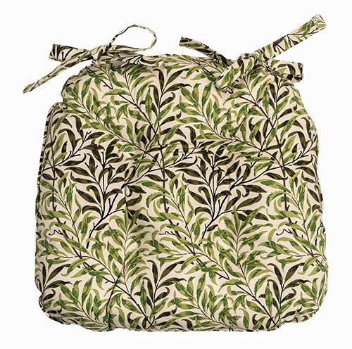 Cotton seat pad Willow Bough green