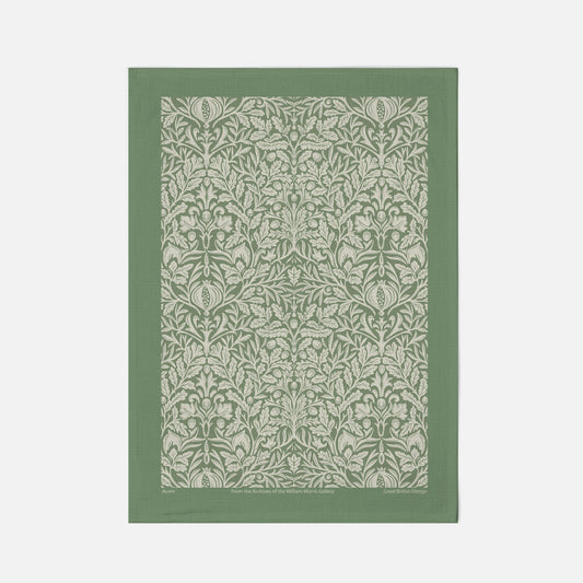 Cotton tea towel - 50 x 70cm - Acorn green