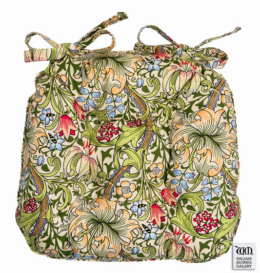 Cotton seat pad - Golden Lily