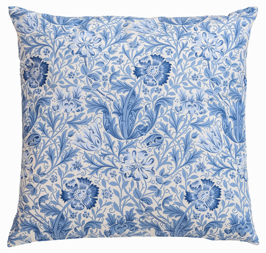 Cotton cushion cover - Compton blue