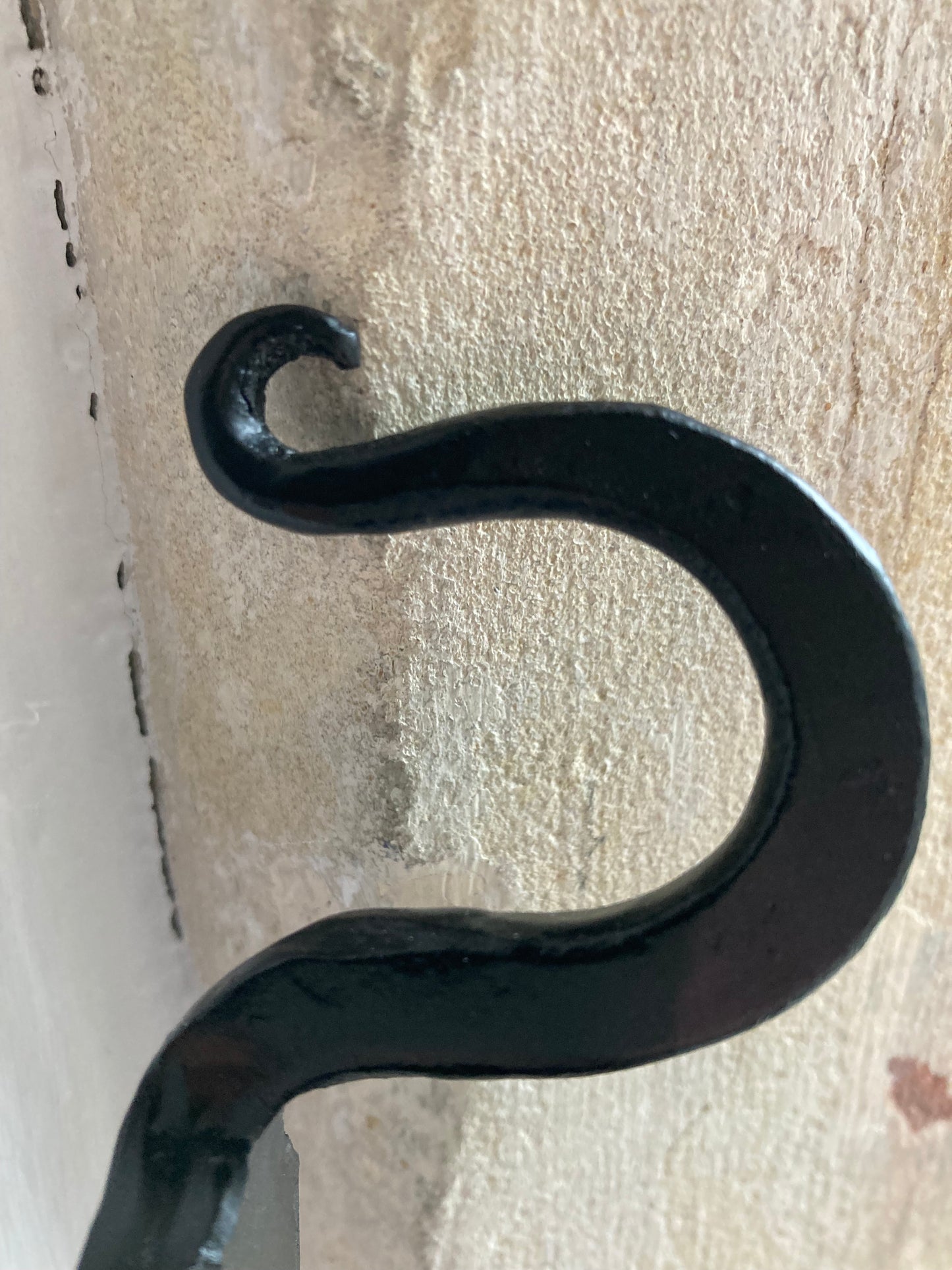 Blacksmith made hanging bracket