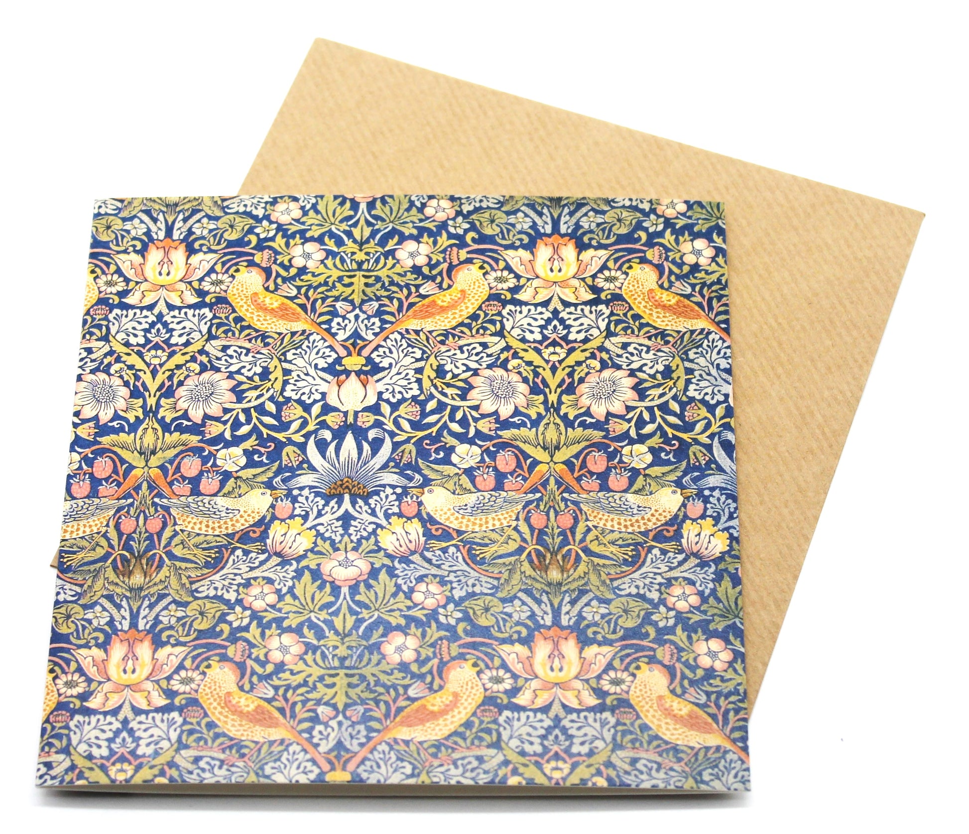 Strawberry Thief (W Morris) greeting card