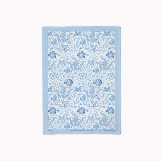 Cotton tea towel - 50cm x 70cm - Compton blue