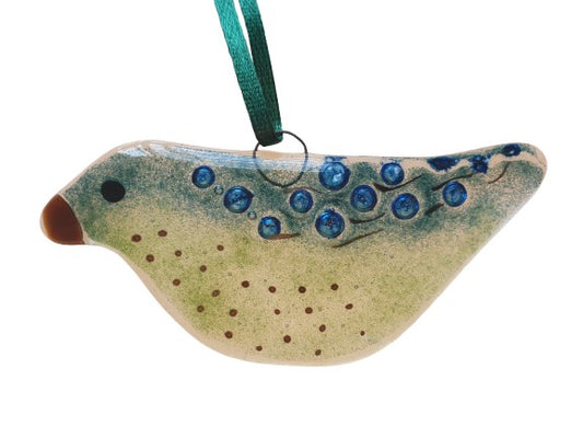 Bubble Thrush glass hanging