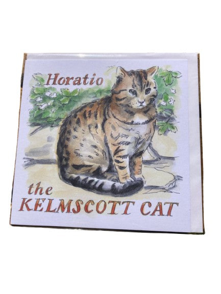 Horatio - The Kelmscott Cat - greeting card