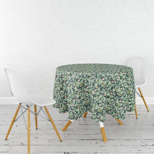 Round tablecloth 132cm diameter - Leicester