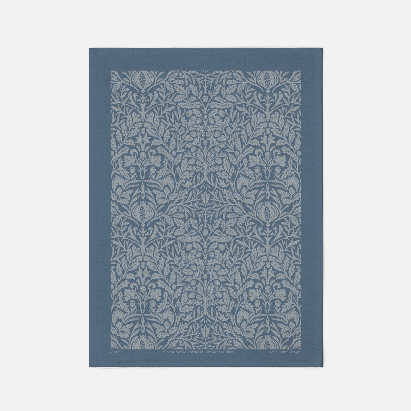 Cotton tea towel - 50 x 70cm - Acorn blue
