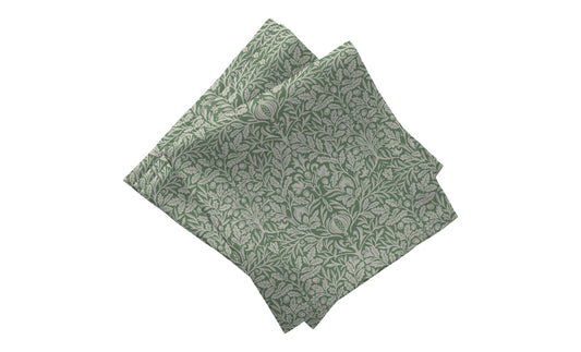 Cotton napkin - pack of 4 - Acorn green