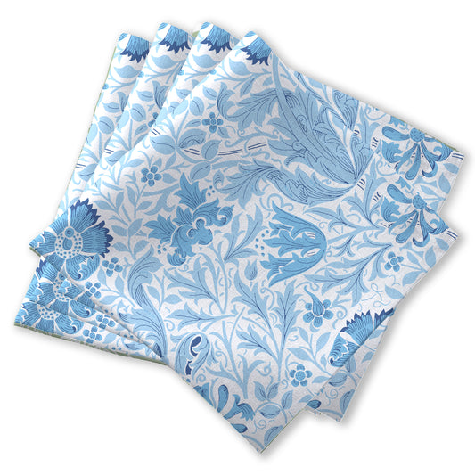 4 cotton napkins - Compton