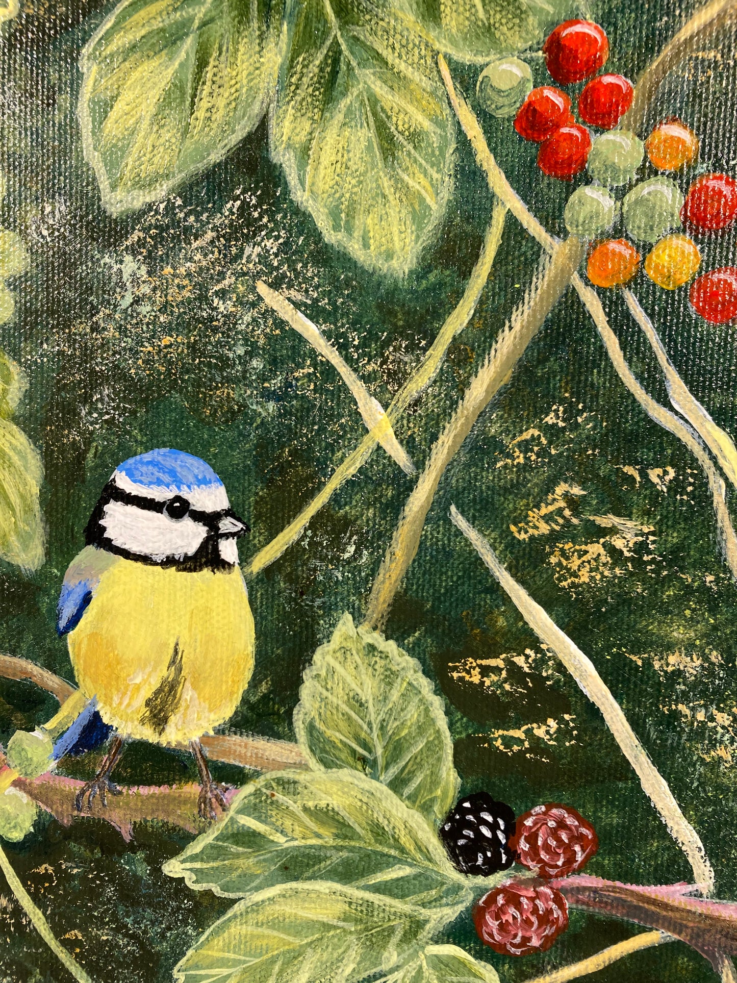 Local artist acrylic on canvas painting by Judy Higgins