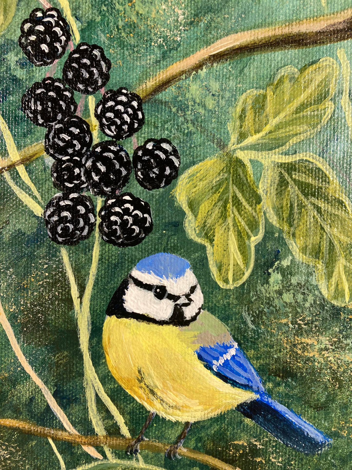 Local artist acrylic on canvas painting by Judy Higgins