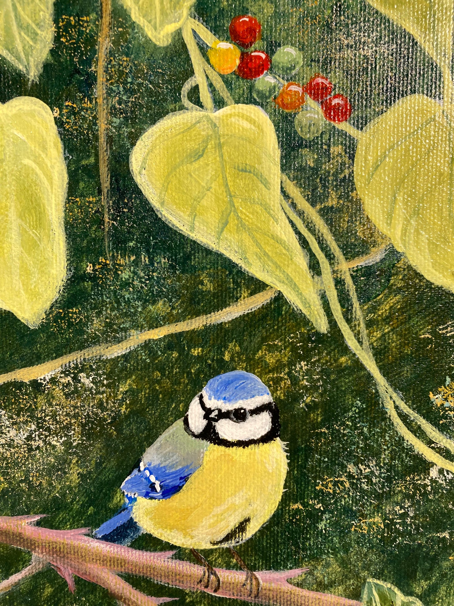 Local artist acrylic on canvas painting by Judy Higgins