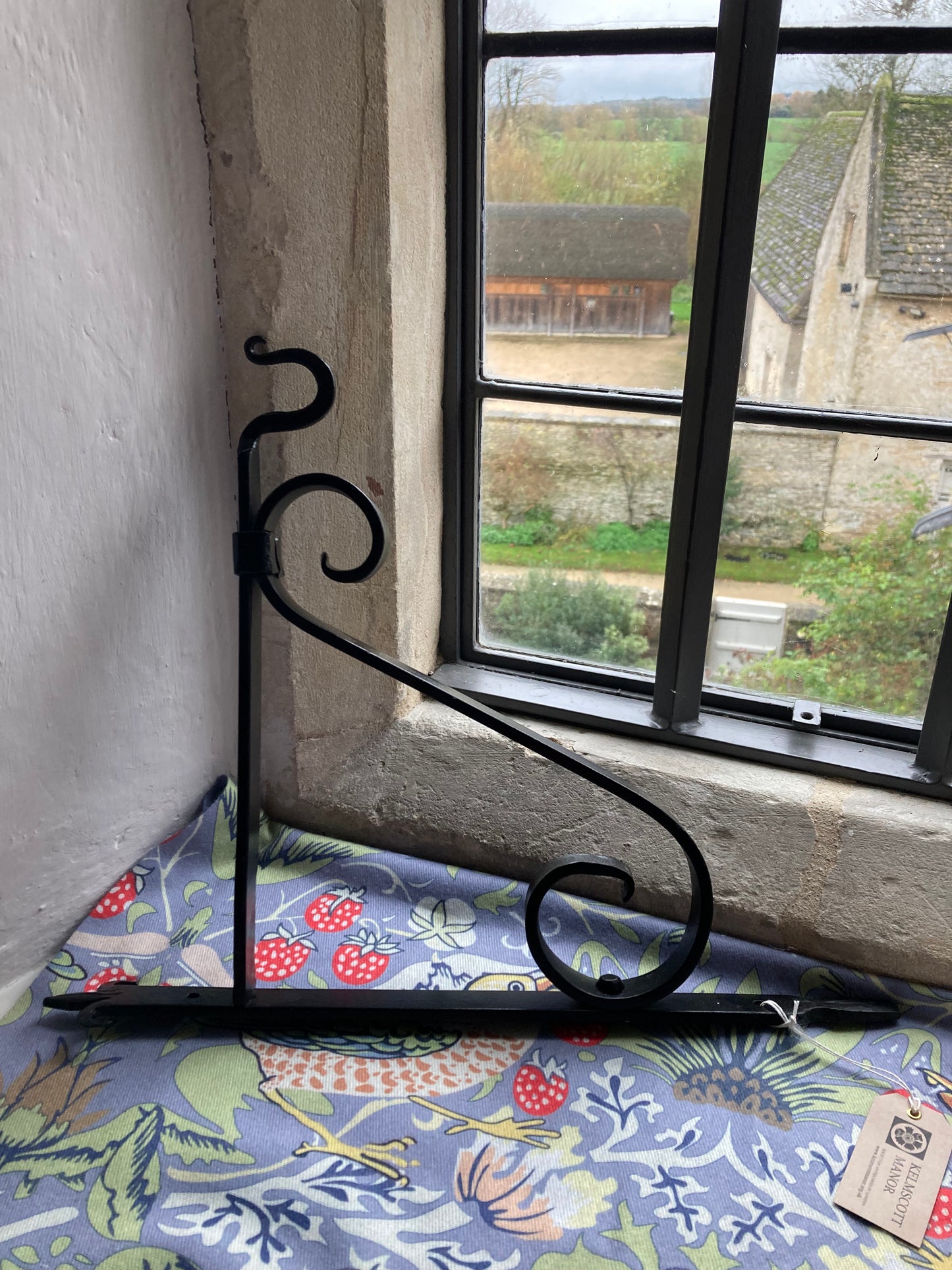 Blacksmith made hanging bracket