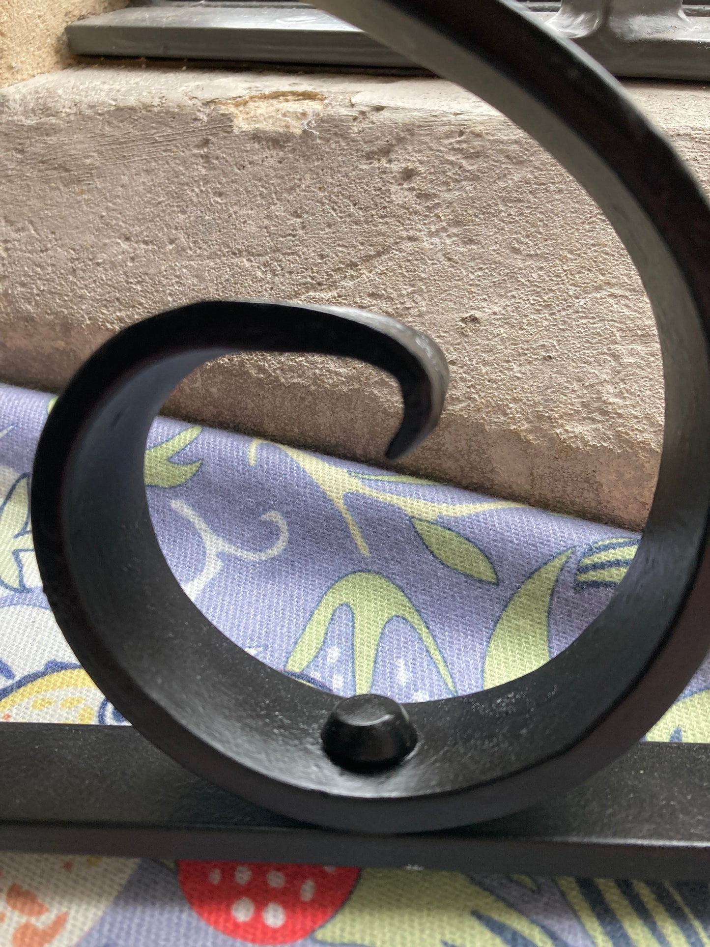 Blacksmith made hanging bracket