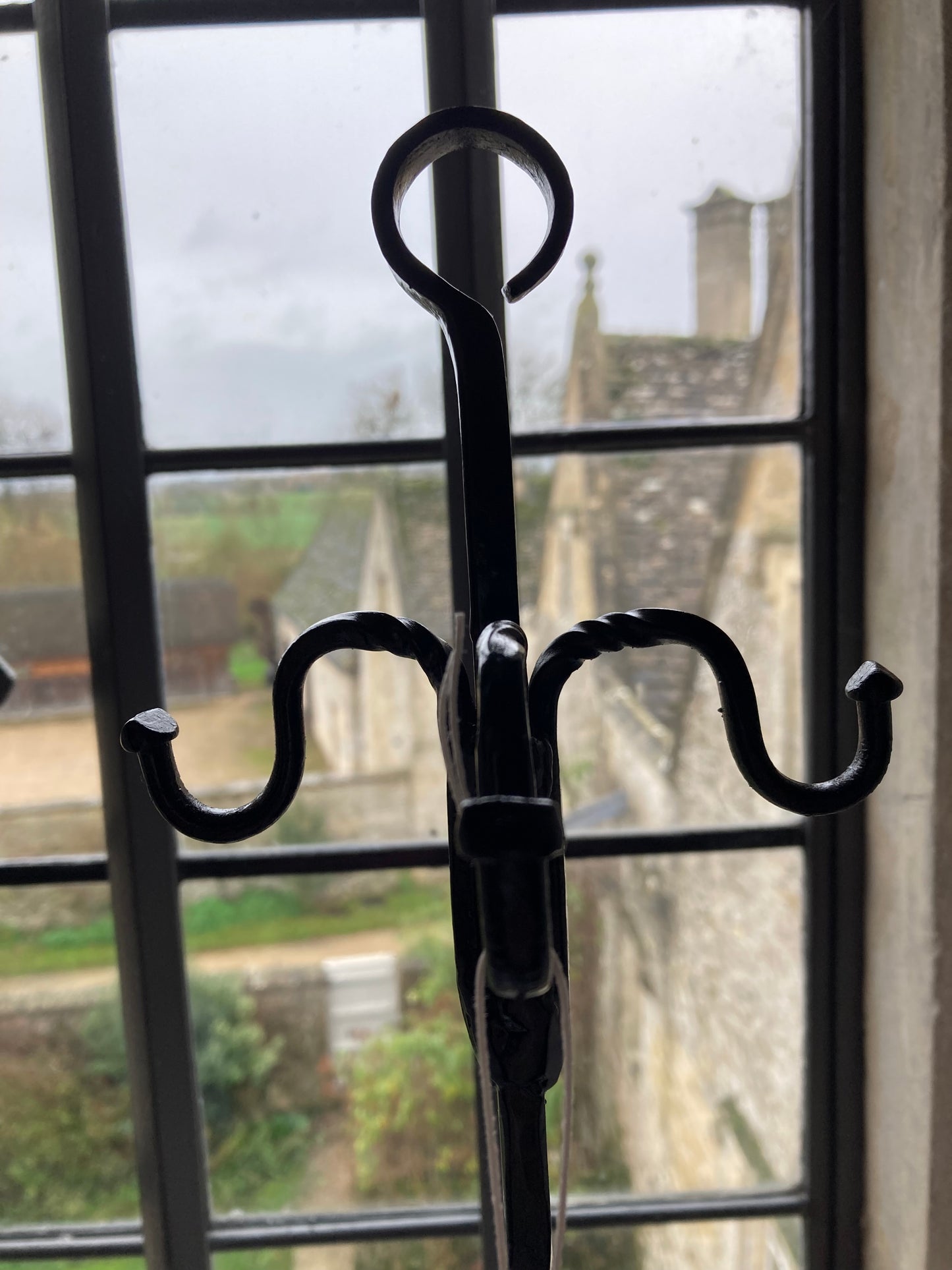 Blacksmith made fireside set