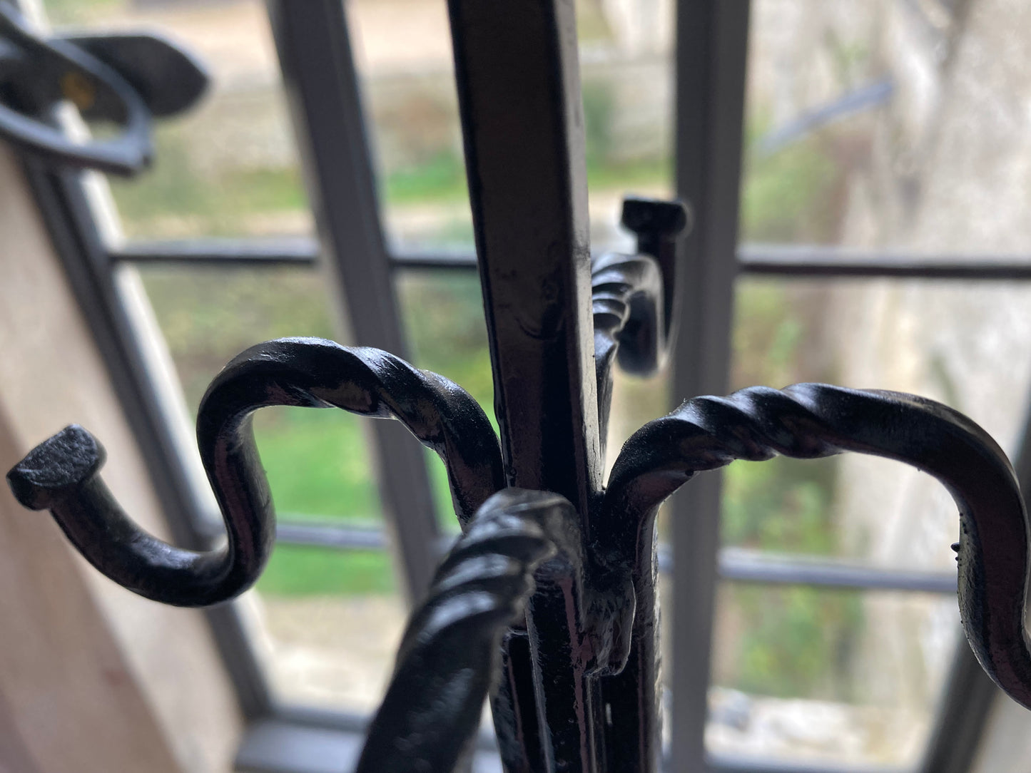 Blacksmith made fireside set