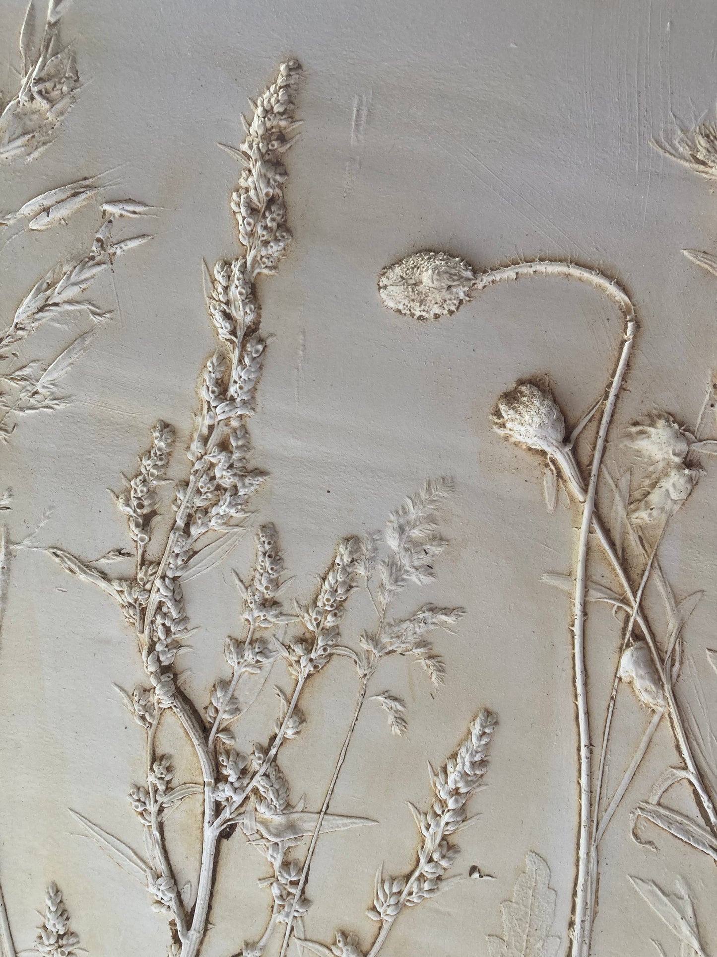 Handmade ceramic plaque