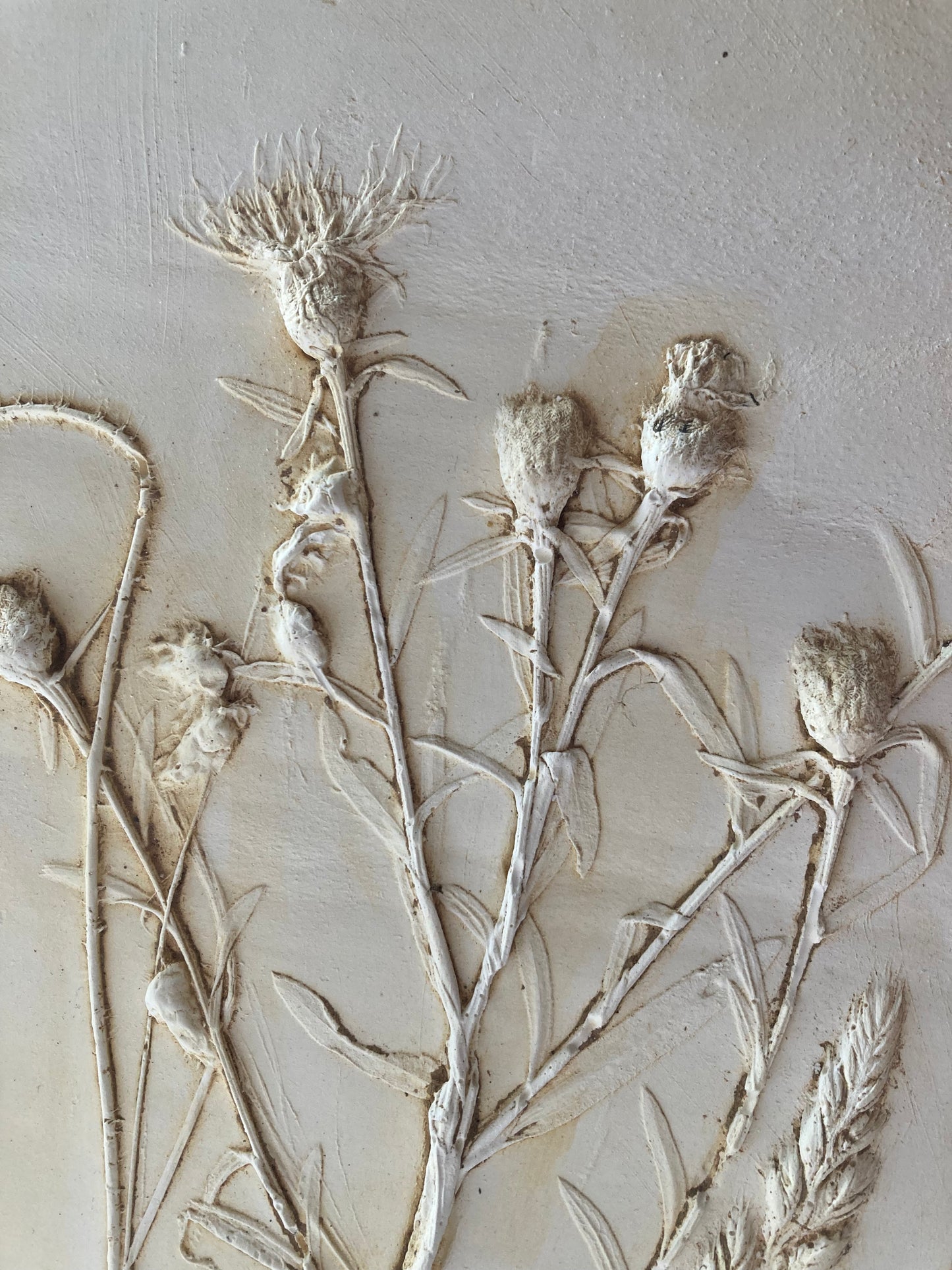 Handmade ceramic plaque