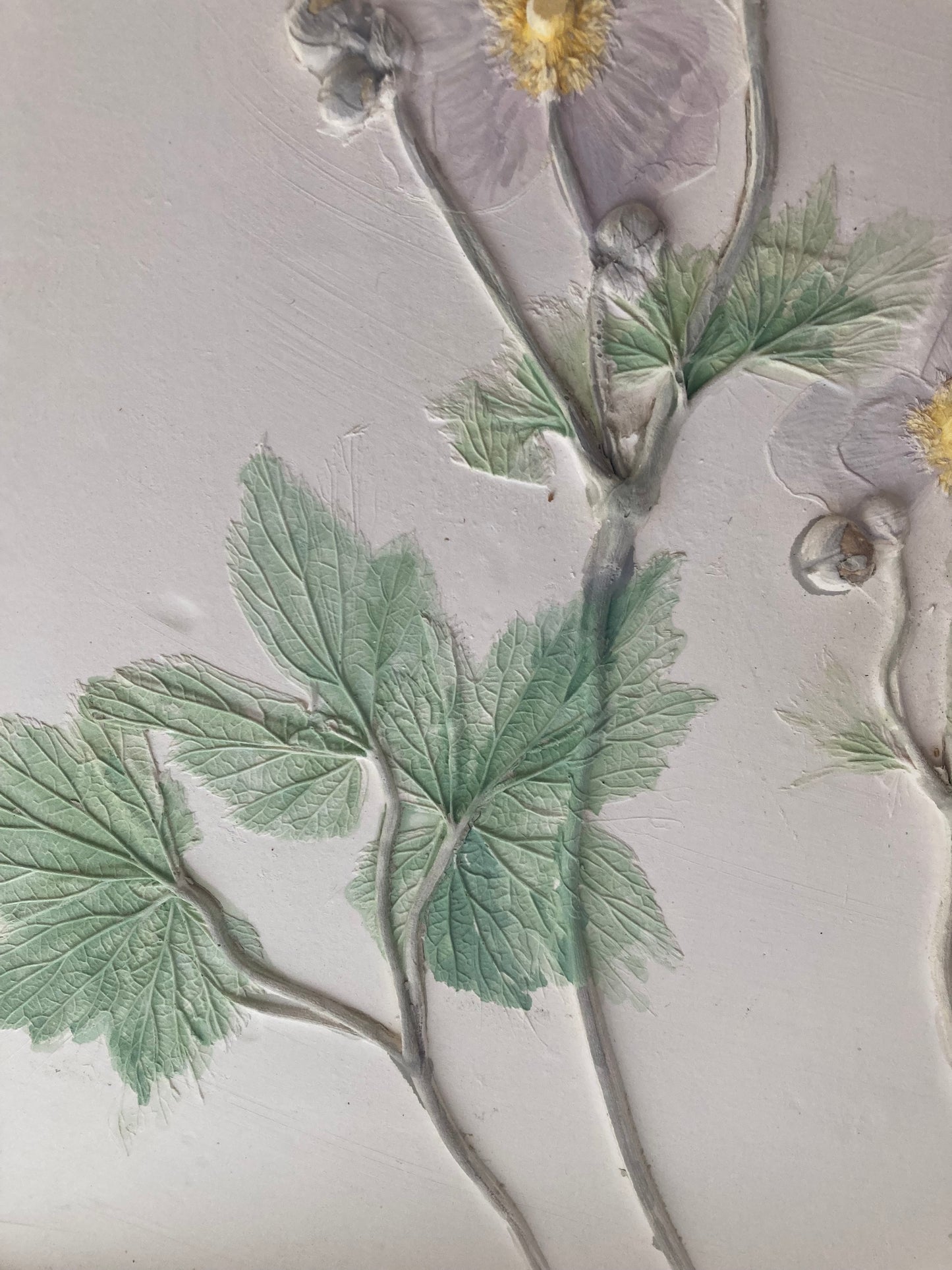 Handmade ceramic plaque