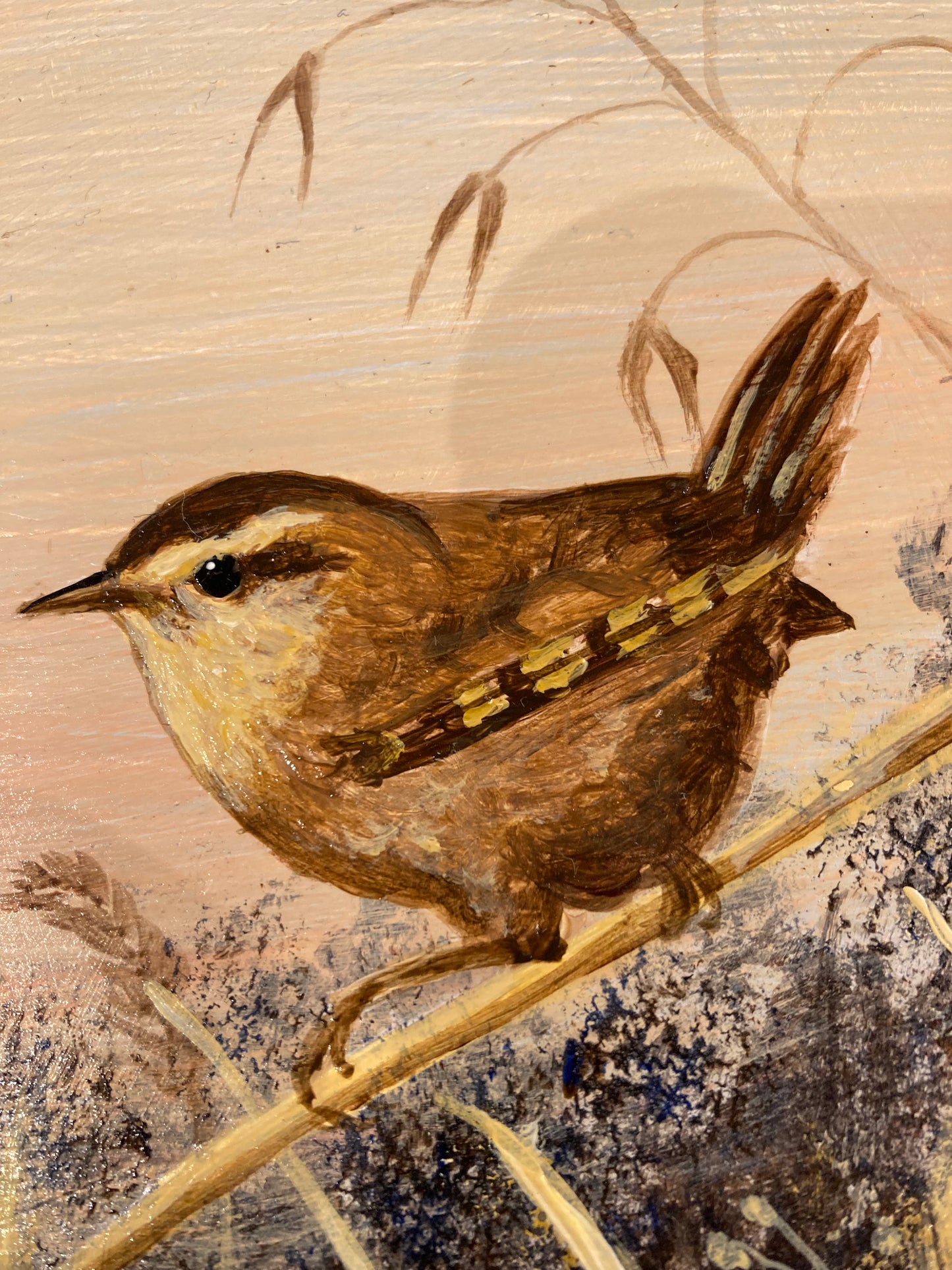 Local artist original painting - acrylic on ply by Judy Higgins