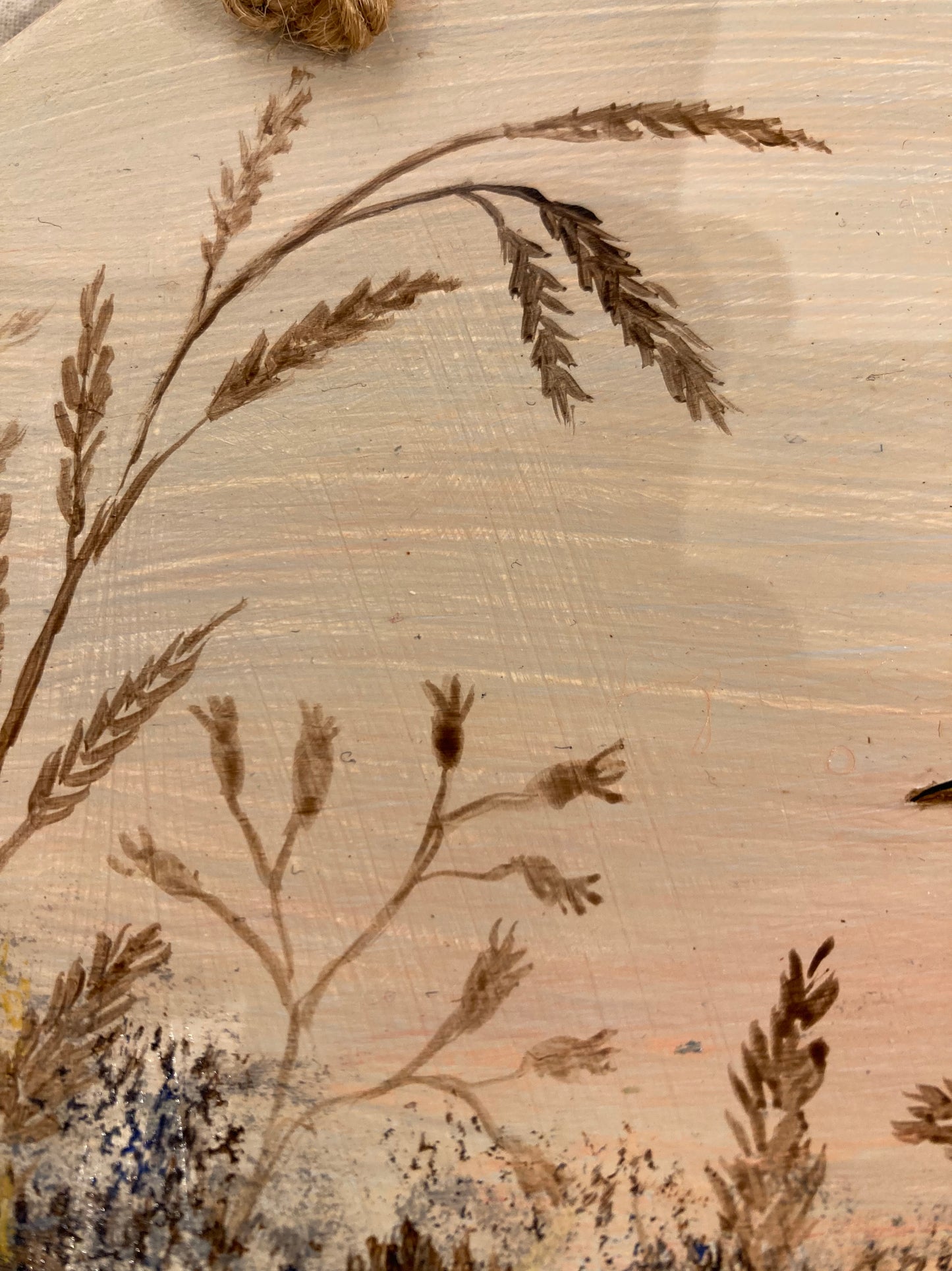 Local artist original painting - acrylic on ply by Judy Higgins