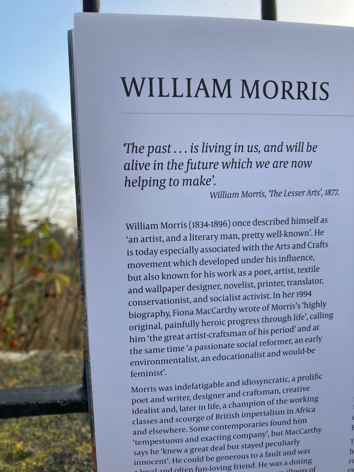 Kelmscott Manor guide book - 2025 edition