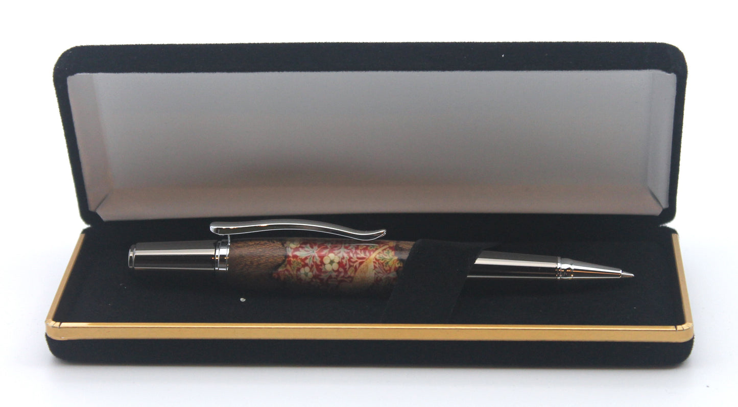 Pen in presentation velvet box
