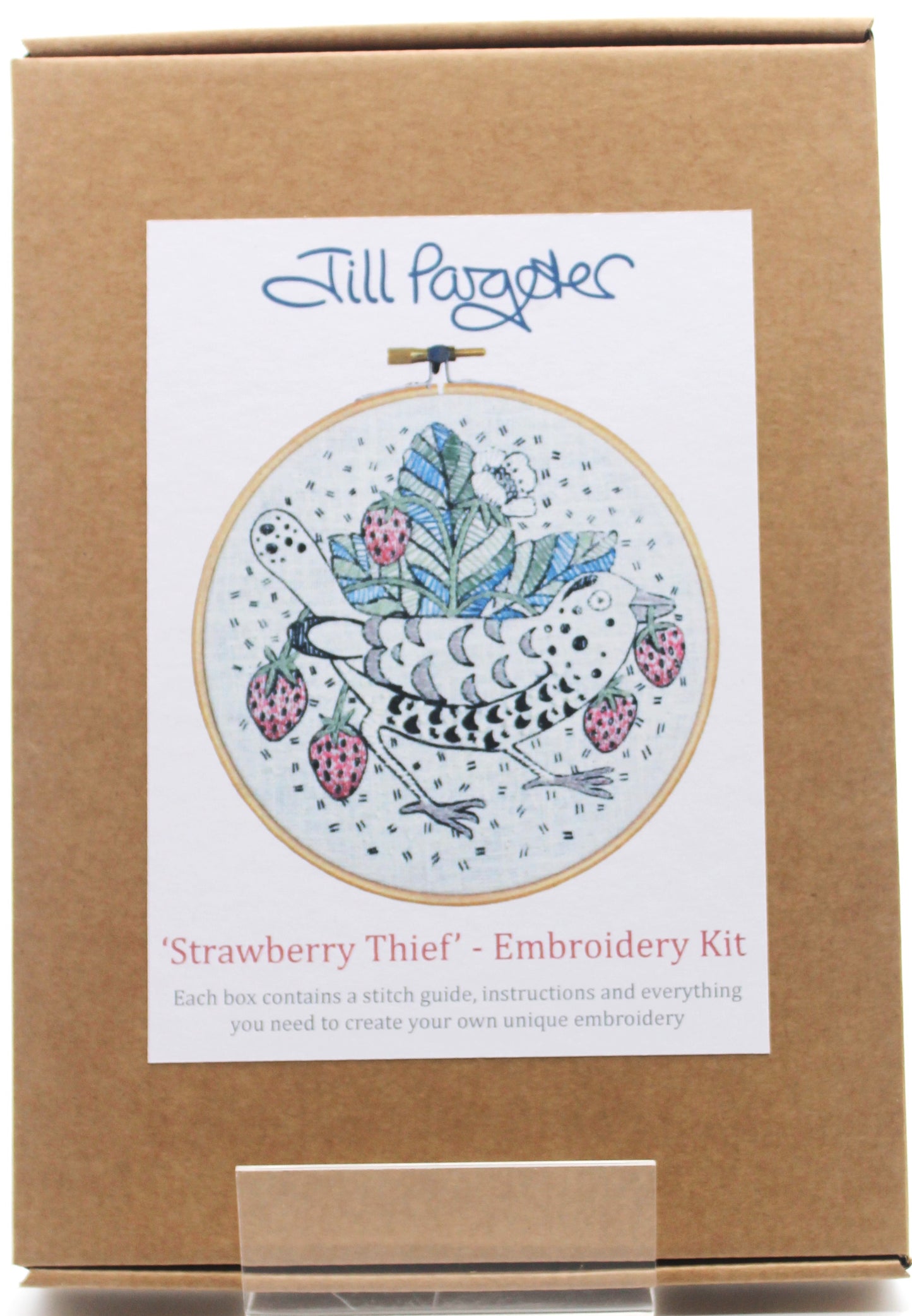 Embroidery kit - Strawberry Thief