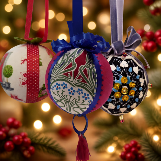 Fancy Fabric Christmas Bauble making - 2nd December 2026 - 13:30 to 16:00