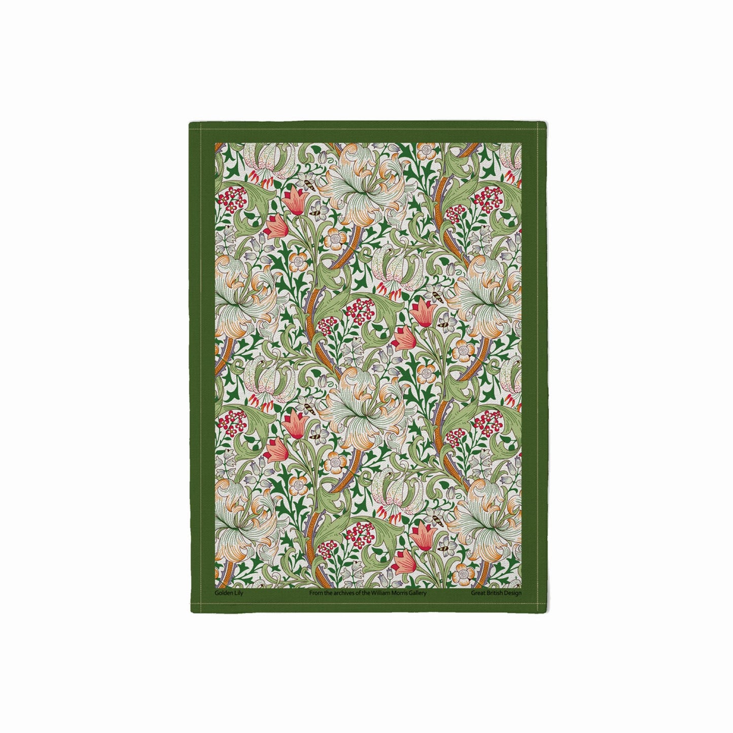 Cotton tea towel - 50 x 70cm - Golden Lily