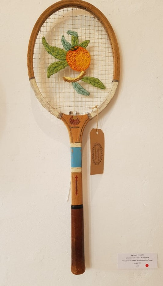 Tennis Racket Embroidery Workshop with Marjolein Trewavas -Tuesday 27th August