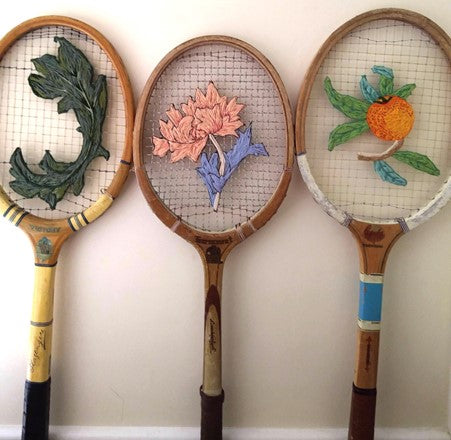 Tennis Racket Embroidery Workshop with Marjolein Trewavas -Tuesday 27th August