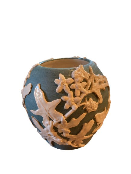 Kelmscott Leaves - Bryony posy vase (green) - AP63