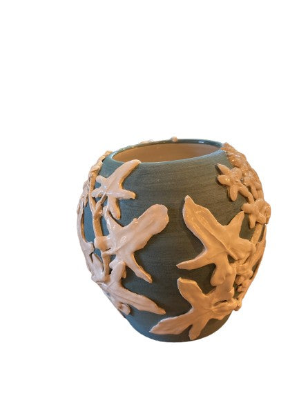 Kelmscott Leaves - Bryony posy vase (green) - AP63