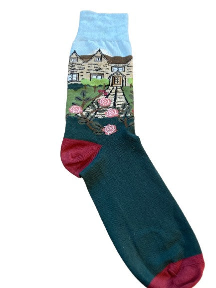 Gents cotton socks - Kelmscott Manor East front.  Size 9-11